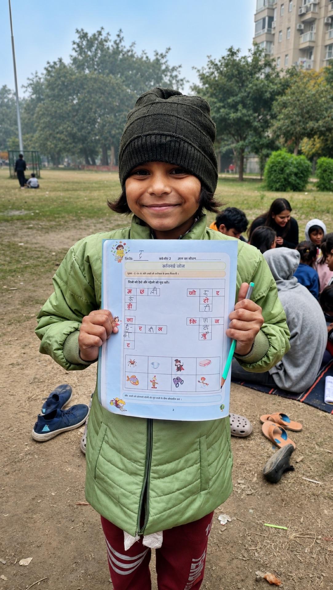 Children representing our vision